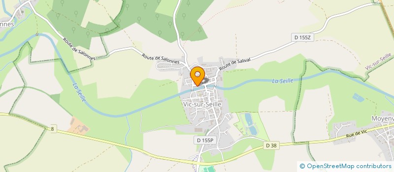 localisation de l'entreprise MADAME HELENE COHU à VIC-SUR-SEILLE