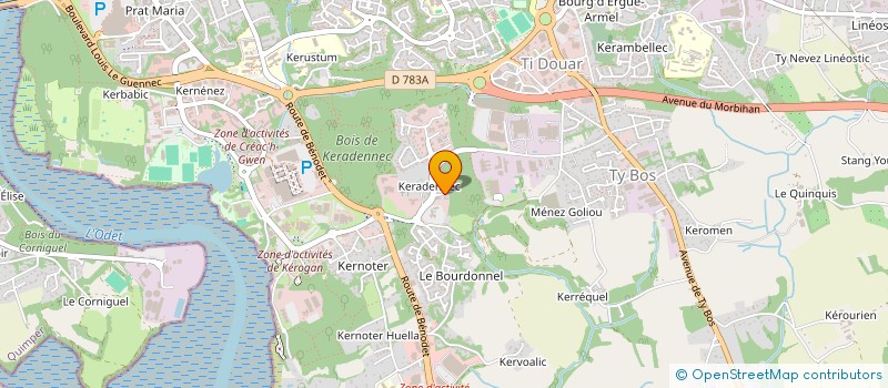 localisation de l'entreprise MADAME HELENE COIC à QUIMPER