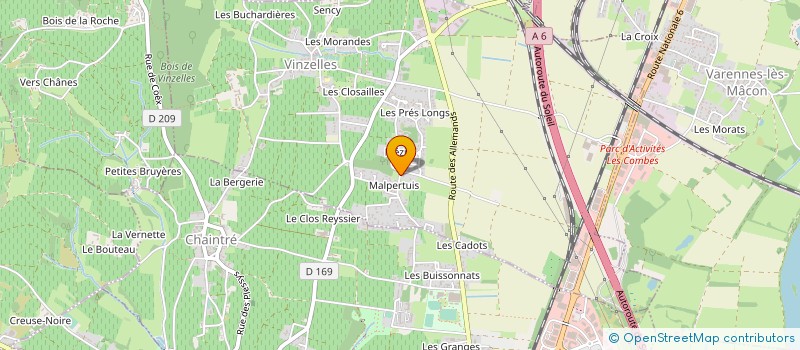 localisation de l'entreprise MADAME HELENE COISY  VINZELLES