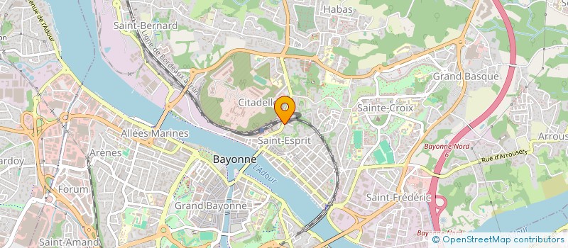 localisation de l'entreprise MADAME HELENE COLIN à BAYONNE