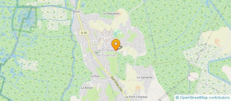 localisation de l'entreprise MADAME HELENE COLIN  SAINT-MALO-DE-GUERSAC