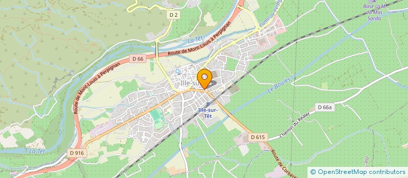 localisation de l'entreprise MADAME HELENE COLOMER à ILLE-SUR-TET