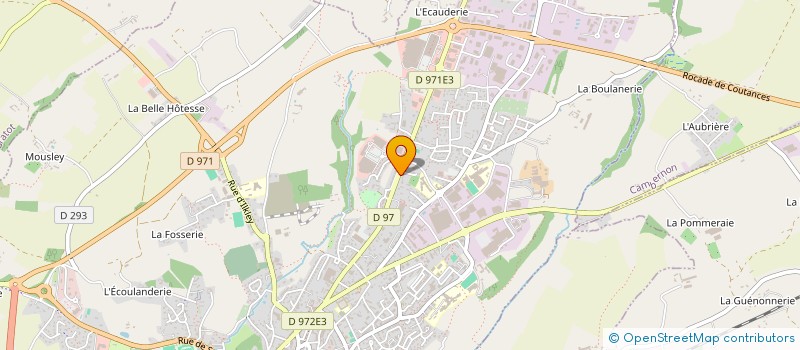 localisation de l'entreprise MADAME HELENE COMBE à COUTANCES