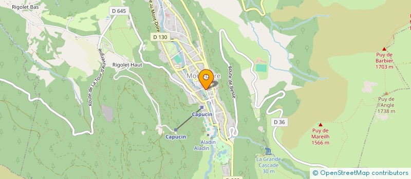 localisation de l'entreprise MADAME HELENE CONORT  MONT-DORE