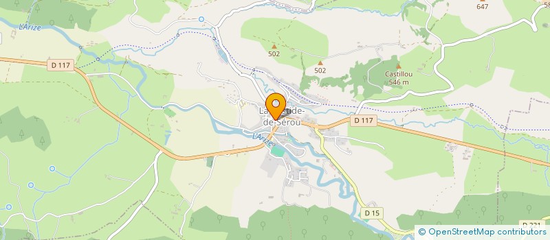 localisation de l'entreprise MADAME HELENE COPIN à LA BASTIDE-DE-SEROU