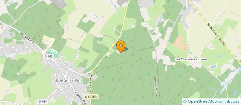 localisation de l'entreprise MADAME HELENE CORDIER  BRETTE-LES-PINS