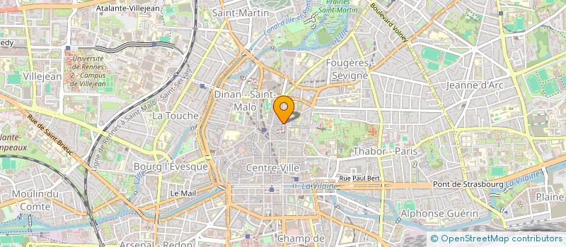 localisation de l'entreprise MADAME HELENE CORNARDEAU  RENNES