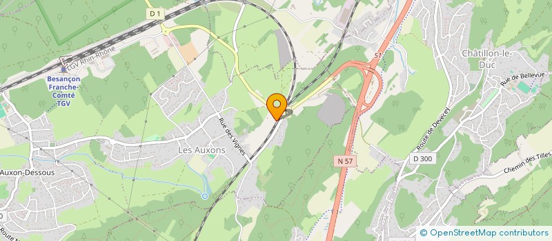 localisation de l'entreprise MADAME HELENE CORTET  MONCEY