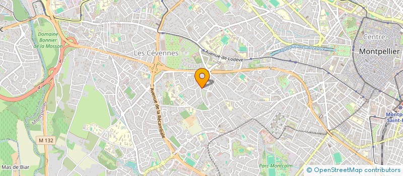 localisation de l'entreprise MADAME HELENE CORTICELLI  MONTPELLIER