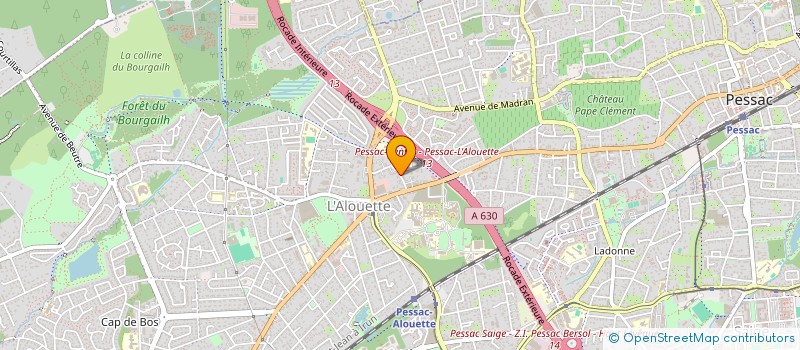 localisation de l'entreprise MADAME HELENE CORTIJO  PESSAC