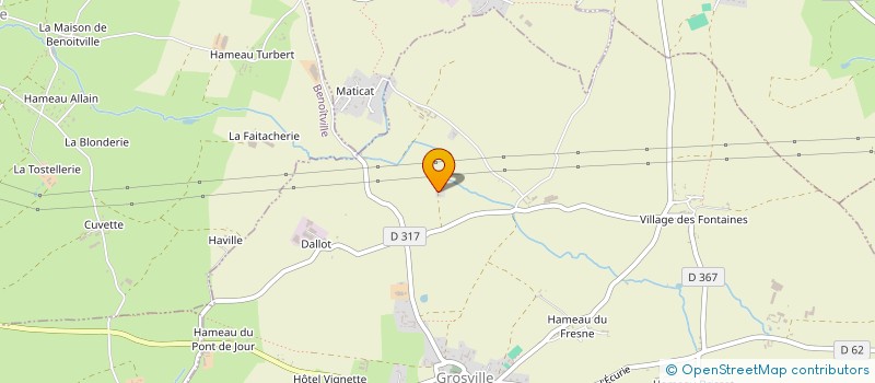localisation de l'entreprise MADAME HELENE COSNEFROY à SAINT-GERMAIN-LE-GAILLARD
