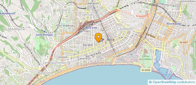 localisation de l'entreprise MADAME HELENE COSTAMAGNA à NICE