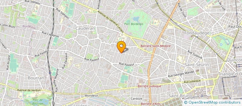 localisation de l'entreprise MADAME HELENE COSTES  BORDEAUX