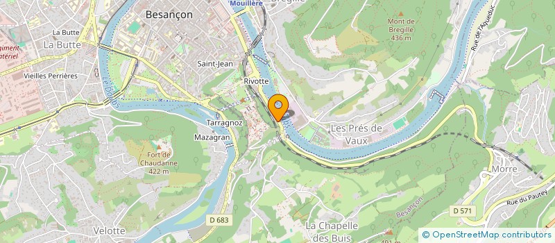 localisation de l'entreprise MADAME HELENE COTTAREL à BESANCON