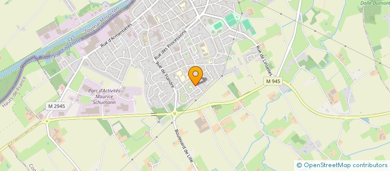 localisation de l'entreprise MADAME HELENE COUCKE  COMINES