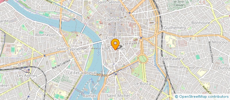 localisation de l'entreprise MADAME HELENE COUCOUREUX à TOULOUSE