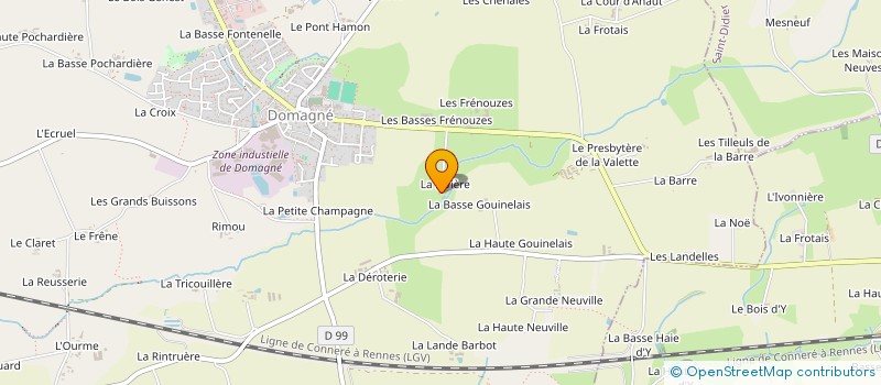 localisation de l'entreprise MADAME HELENE COUDRAY à DOMAGNE