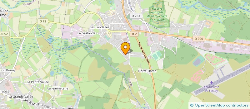 localisation de l'entreprise MADAME HELENE COUILLARD  LESSAY