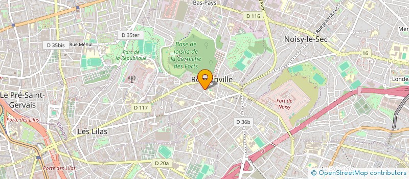 localisation de l'entreprise MADAME HELENE COUKIDIS à ROMAINVILLE