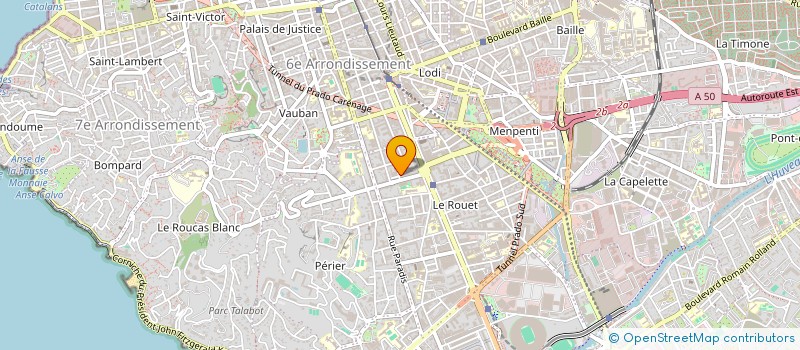 localisation de l'entreprise MADAME HELENE COULOUVRAT à MARSEILLE