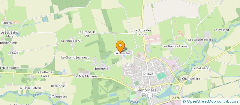 localisation de l'entreprise MADAME HELENE COURCEL à VALLONS-DE-L'ERDRE