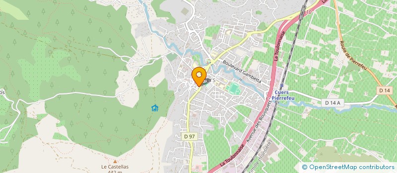 localisation de l'entreprise MADAME HELENE COUTURIER  CUERS