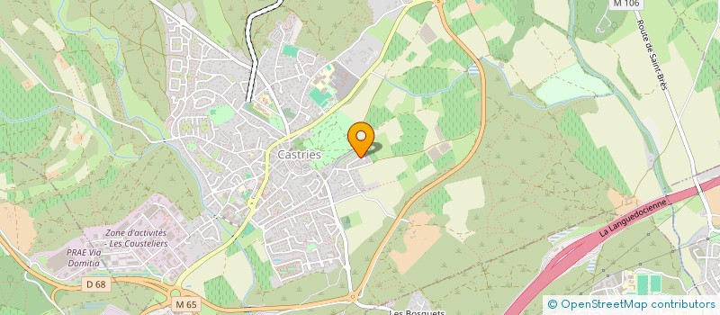 localisation de l'entreprise MADAME HELENE CROCHARD  CASTRIES