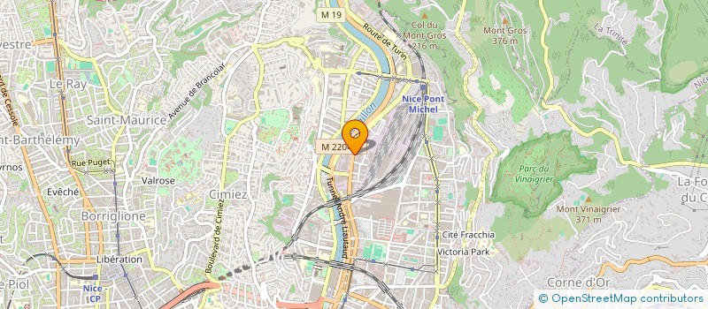 localisation de l'entreprise MADAME HELENE CUESTA  NICE