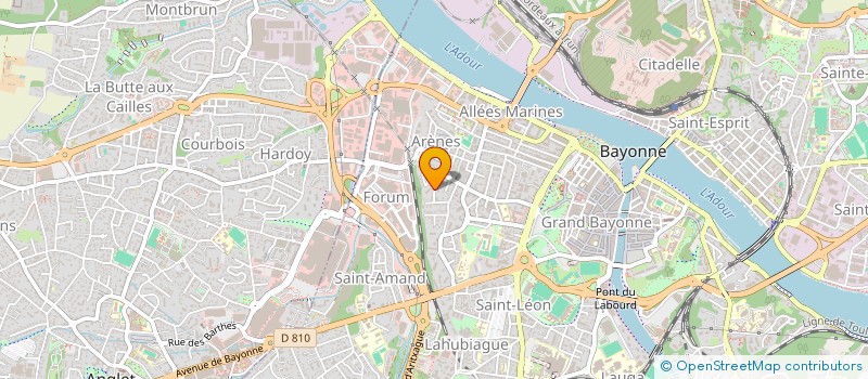 localisation de l'entreprise MADAME HELENE CURUTCHET à BAYONNE