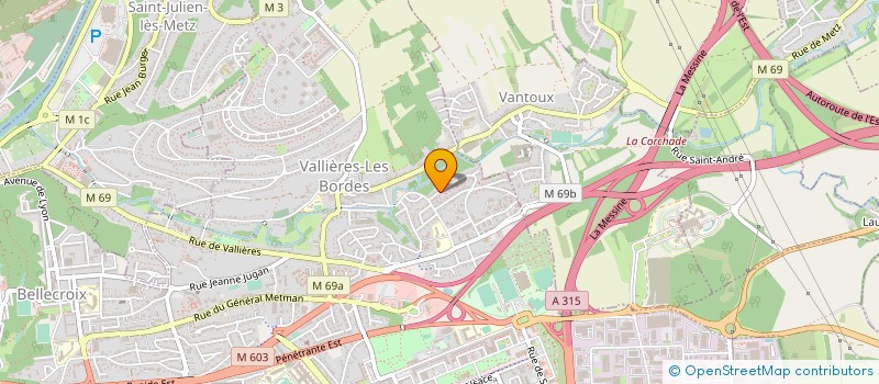 localisation de l'entreprise MADAME HELENE CUVIER à METZ