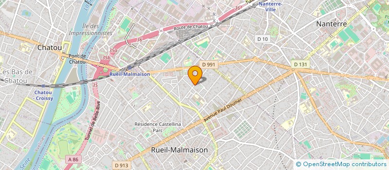 localisation de l'entreprise MADAME HELENE D'ESTRICHE DE BARACE  BOUGIVAL