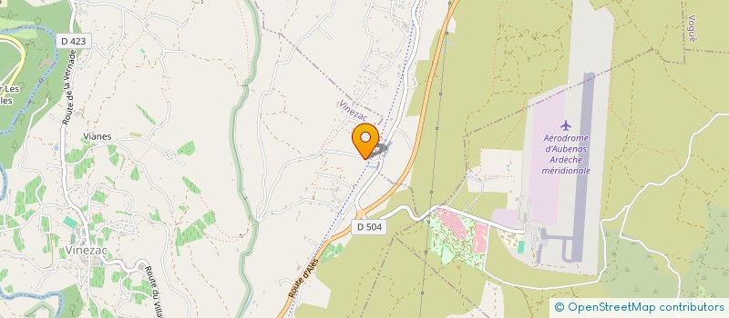 localisation de l'entreprise MADAME HELENE DA COSTA  VINEZAC