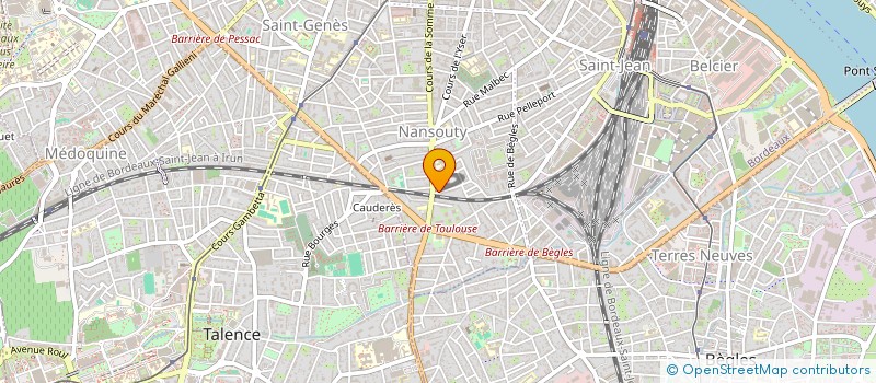 localisation de l'entreprise MADAME HELENE DAGES  BORDEAUX