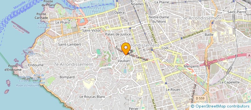 localisation de l'entreprise MADAME HELENE DAHANE à MARSEILLE