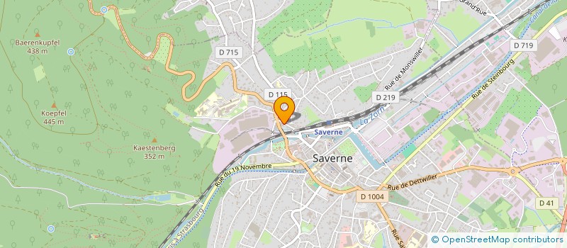 localisation de l'entreprise MADAME HELENE DAM  WALDOLWISHEIM