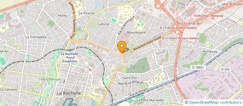 localisation de l'entreprise MADAME HELENE DANGER  LA ROCHELLE