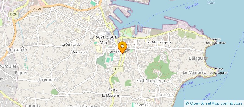 localisation de l'entreprise MADAME HELENE DANGLADES à LA SEYNE-SUR-MER
