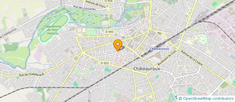 localisation de l'entreprise MADAME HELENE DANJON à CHATEAUROUX
