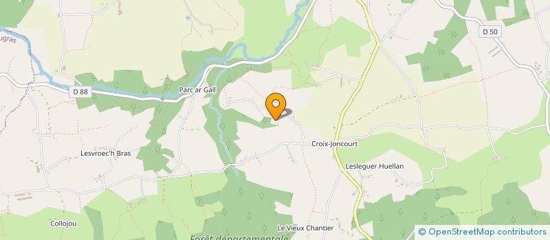 localisation de l'entreprise MADAME HELENE DANTEC  LOGUIVY-PLOUGRAS