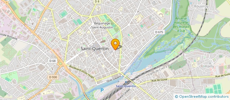 localisation de l'entreprise MADAME HELENE DAPREMONT à SAINT-QUENTIN