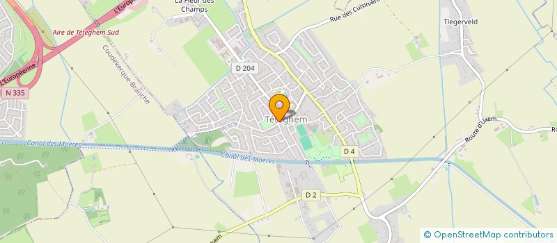 localisation de l'entreprise MADAME HELENE DARCY  TETEGHEM-COUDEKERQUE-VILLAGE