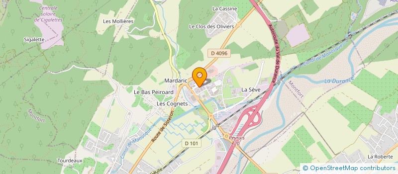 localisation de l'entreprise MADAME HELENE DARD  PEYRUIS