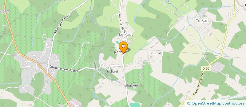 localisation de l'entreprise MADAME HELENE DARROZES  EYNESSE