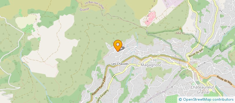 localisation de l'entreprise MADAME HELENE DAUPHIN  GRASSE