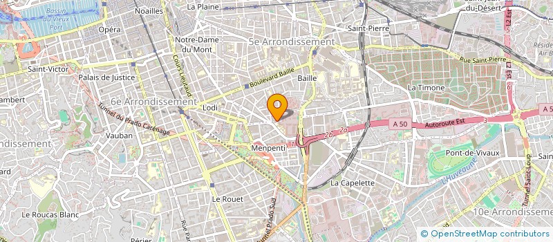 localisation de l'entreprise MADAME HELENE DAVID  MARSEILLE