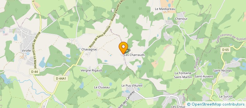 localisation de l'entreprise MADAME HELENE DAVID-BRUNET  AUREIL