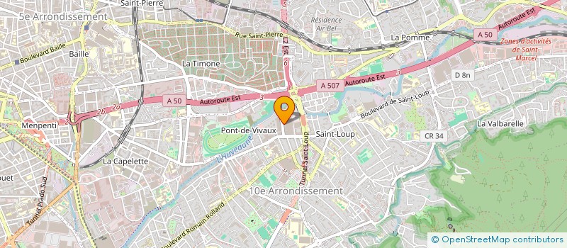 localisation de l'entreprise MADAME HELENE DAVIN  ROGNES