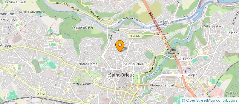 localisation de l'entreprise MADAME HELENE DAYOT à SAINT-BRIEUC