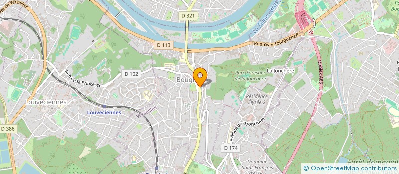 localisation de l'entreprise MADAME HELENE DE BERMINGHAM  BOUGIVAL