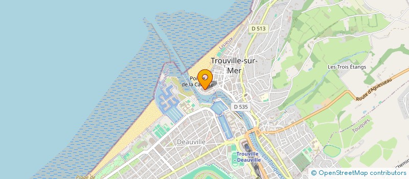 localisation de l'entreprise MADAME HELENE DE BRUCQ à TROUVILLE-SUR-MER